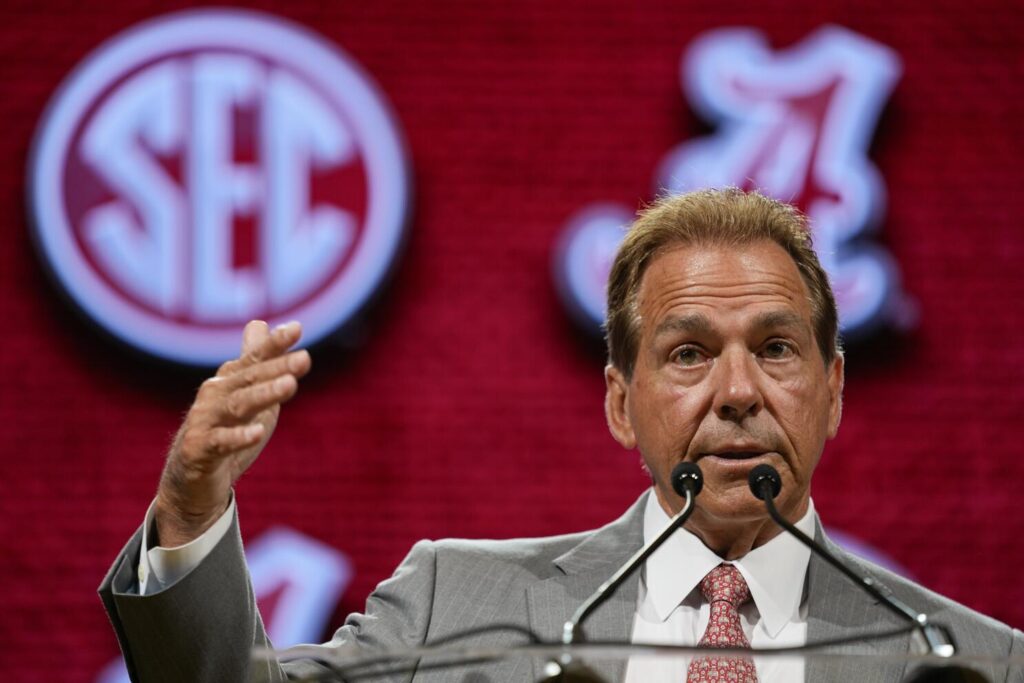 Alabama Saban Retires Football